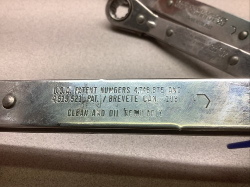 VTG Craftsman SAE Double Box End Ratcheting Wrench Set Offset 3/8" to 7/8" USA - Picture 17 of 17
