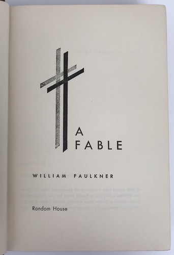 A Fable William Faulkner Second Printing 1954 HC Random House Vintage - Bild 8 von 15