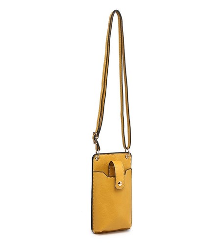 Mini bolso esencial para teléfono de hombro de cuero sintético para mujer pequeña Boutique - Imagen 18 de 26