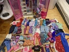 Huge Barbie Clothing Lot Vintage Barbie Case Accessories