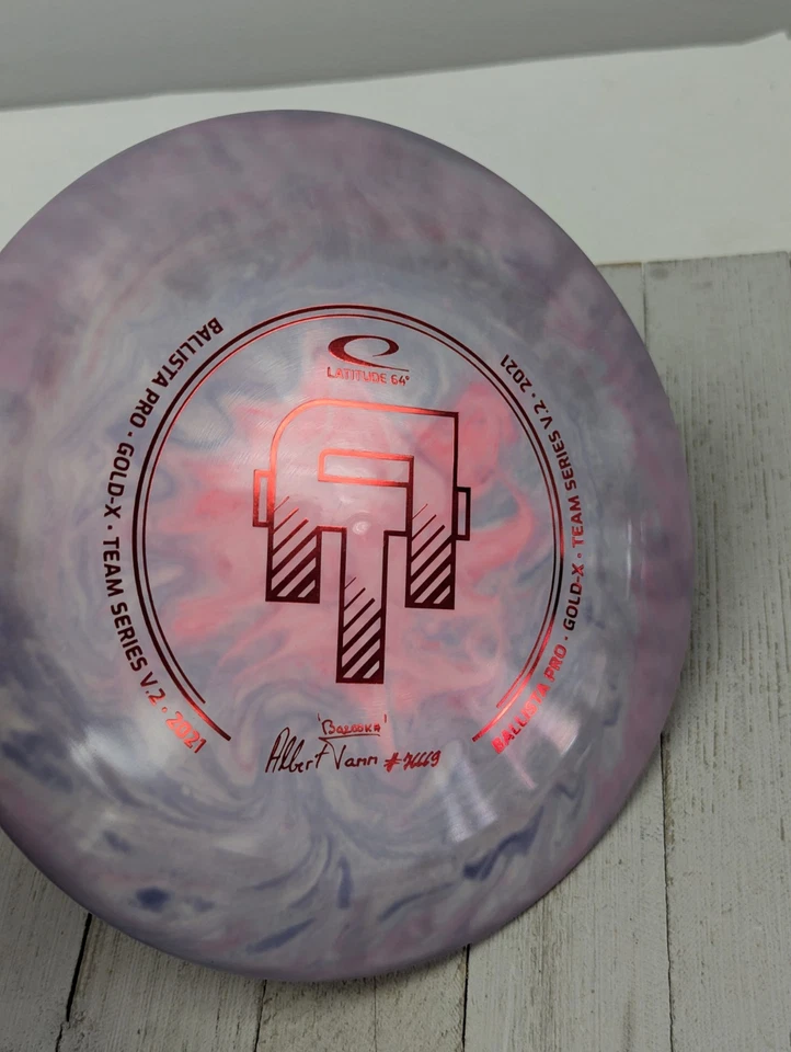 New Latitude 64 Gold-X Ballista Pro Tamm Driver Custom Dyed Disc Golf 173 Grams - Image 3 of 4