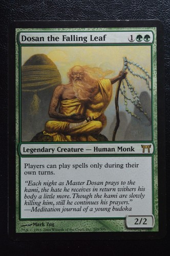 Magic The Gathering MTG DOSAN THE FALLING LEAF Champions of Kamigawa LP