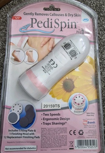 PEDISPIN Removes Dry Skin & Calluses Brand New Sealed *** - Picture 2 of 2