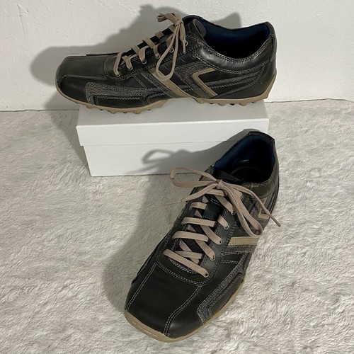 Skechers Talus Charcoal Leather Oxford Driving Walking Shoes Men’s Size 13 - Picture 1 of 10