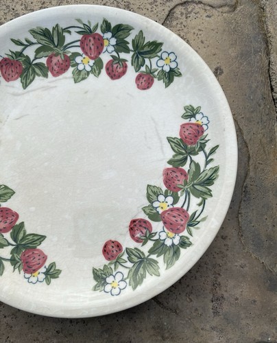 Platillo de fresa Shenandoah Ware vintage - Imagen 3 de 7