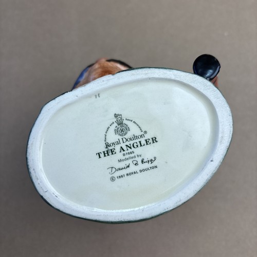 Royal Doulton Toby Jug The Angler Made in England D 7065 1997 Angeln - Bild 3 von 4