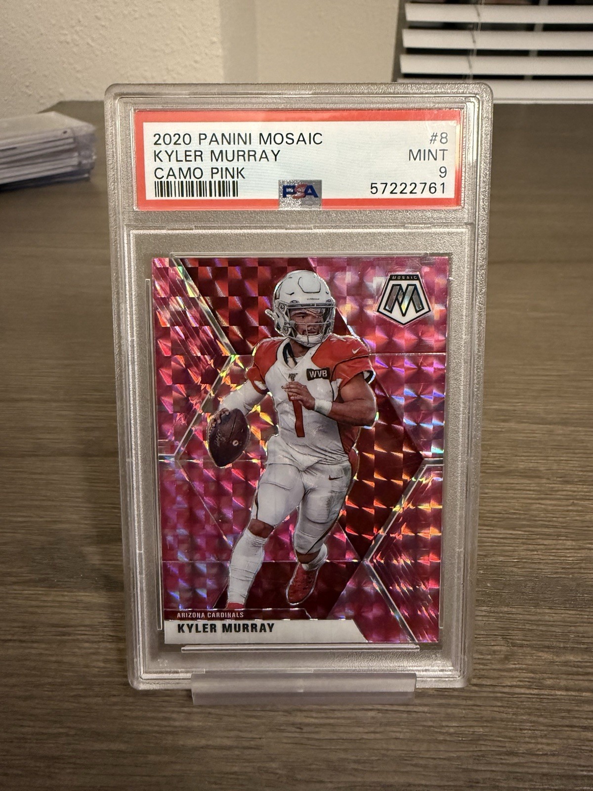 2020 Panini Mosaic - Kyler Murray #8 Camo Pink Mosaic Prizm