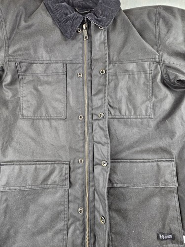 Chaqueta de montar Harley Davidson para hombre talla grande Mesa ADV encerada negra 98163-23VM - Imagen 22 de 23