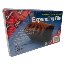 Smead A To Z Card Size Expanding File 9 x 5.5 R85A New Sealed Pkg