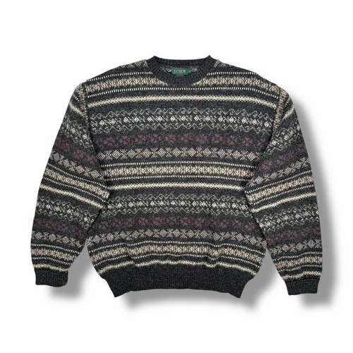 Vintage J.Crew Alpaca Wool Thick Knit Sweater Mens Large • EXCELLENT CONDITION - Picture 1 of 4