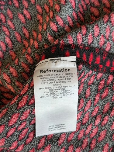 Reformation Neta Dress – French Kiss – Size 2 – NWT – Short Sleeve Mini Dress - Picture 7 of 7