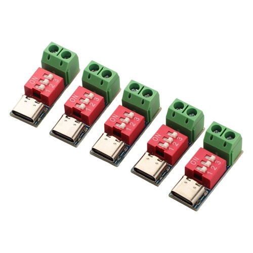 Adjustable Voltage USB C For PD Boards Pack of 5 for Fast Charging Use - Picture 9 of 12