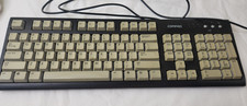 Compaq Keyboard Model 5107 Black & Grey Vintage