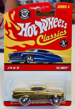 Hot Wheels Classics Series 4 '56 Chevy in Gold 14/15