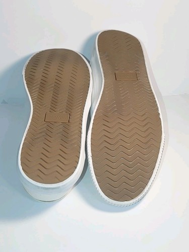 TOMS Carlo Lace Up  Mens Size 7 White Sneakers Casual Comfort Walking Shoes - Picture 4 of 10