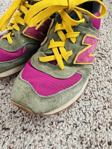New Balance 574 Womens Sneakers Sz 8 Purple & green Athletic Running Shoes  - Bild 5 von 23