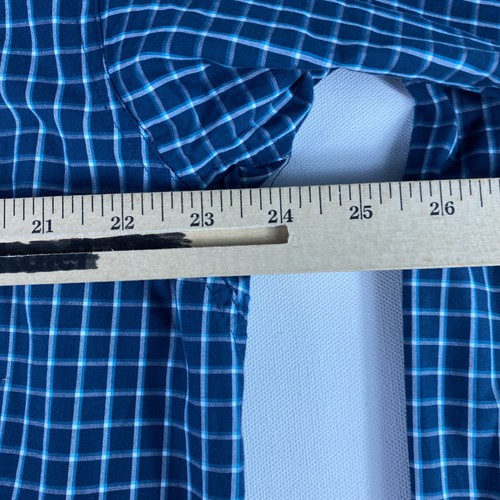 Ariat Pro Series camicia abbottonata uomo grande blu a quadri western performance - Foto 7 di 9