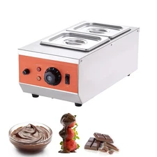 Chocolate Tempering Machine Chocolate Melting Pot 9 Lbs 2 Tanks