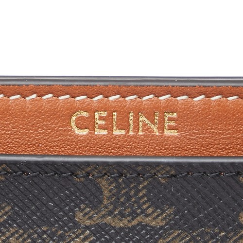 CELINE Triomphe Card Case Women 【Used】 - Picture 7 of 11