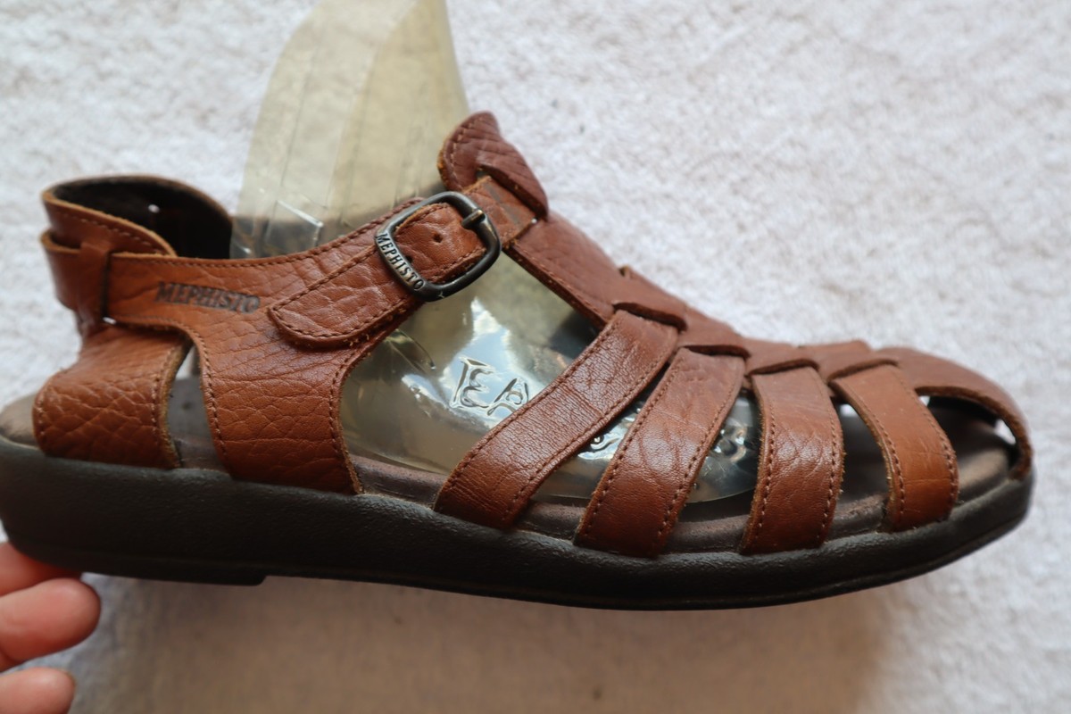 Mephisto Brown Leather Fisherman Mephisto Brown Leather Fisherman Size 46/13 | Mercari main image 3