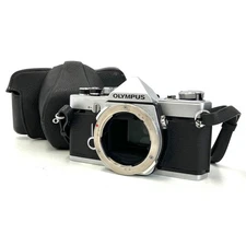 Olympus OM 1 SLR Film Camera Body Japan Tested with Genuine Strap Case