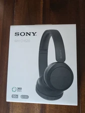 Sony WH-CH520 Wireless Over-Ear Bluetooth Headphones Black Brand New Sealed