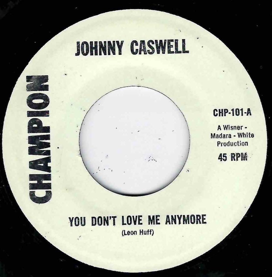 photo of Johnny Caswell - You Dont Love Me Anymore - Champion Ri
