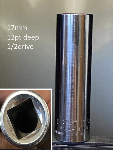 USA Craftsman sockets metric SAE 1/4 3/8 1/2 drive shallow deep price each - Picture 138 of 251