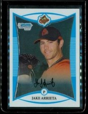 2008 Bowman Chrome Prospects Baseball Card BCP164 JAKE ARRIETA Baltimore Orioles