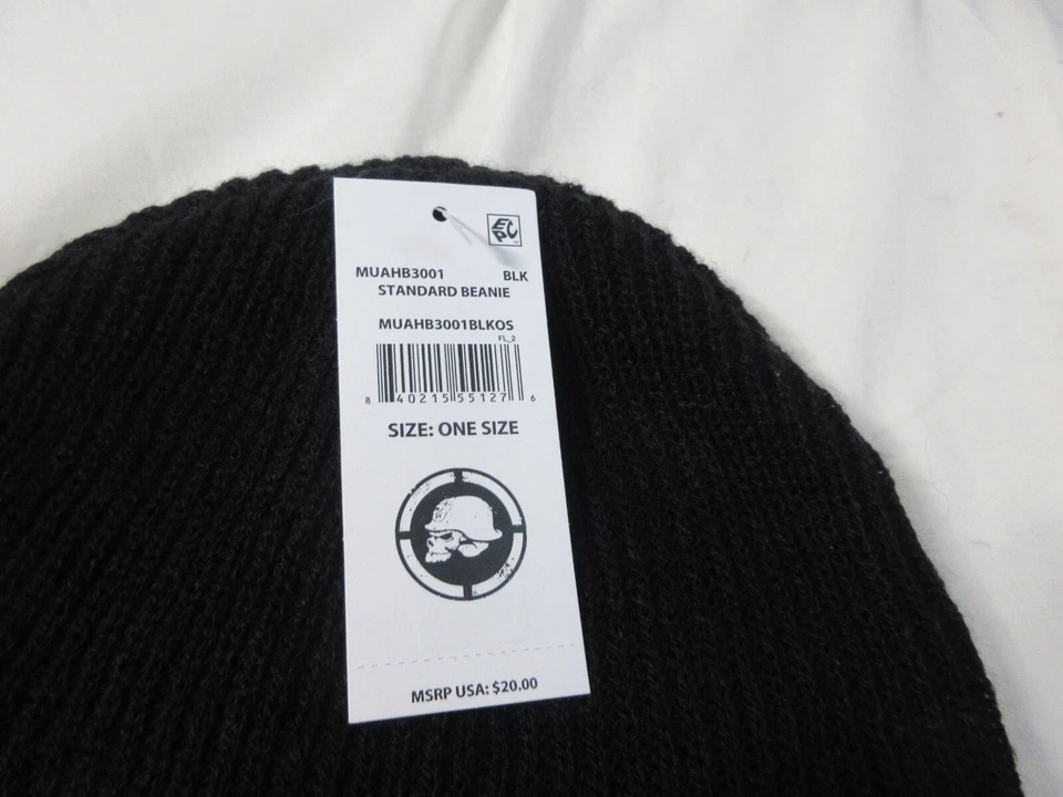 Gorro estándar Mulisha de metal negro con logotipo nuevo con etiquetas Foto 4 de 4