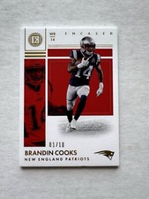 Brandin Cooks 2017 Panini Encased Gold /10 - New England Patriots
