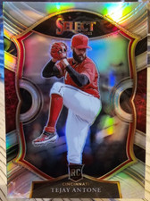 2021 Panini Select Concourse Silver Prizm Tejay Antone RC #97 Cincinnati Reds