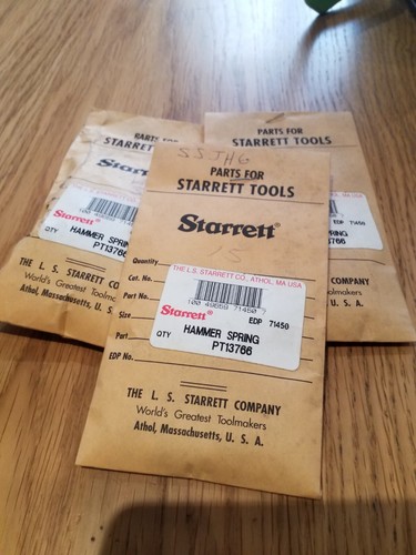 NOS Starrett Hammer Spring PT13766 SPRING .185X.248X1.437 - Picture 8 of 11
