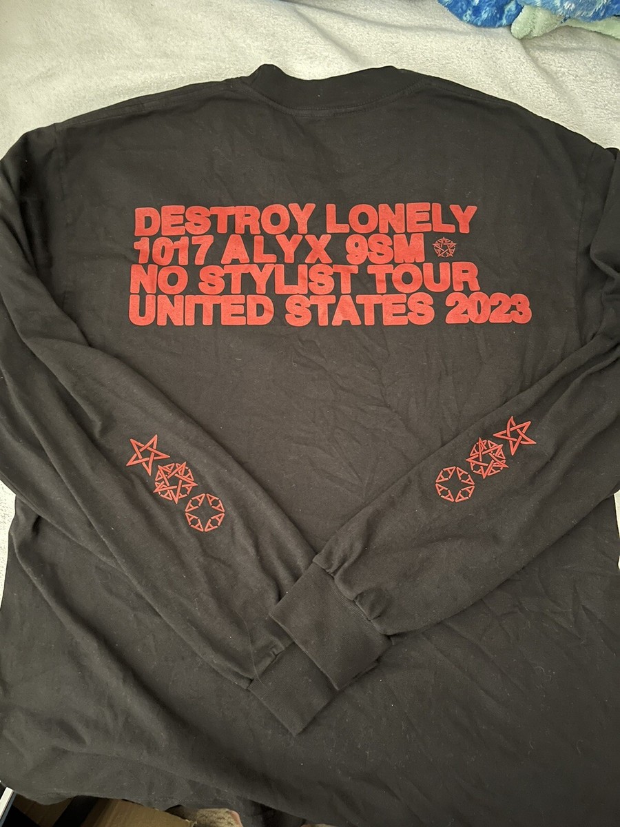 1017 Alyx 9SM Destroy Lonely 2023 Tour Merch No Stylist 1017 Alyx 9SM Destroy Lonely 2023 Tour Merch No Stylist