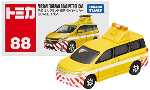 Takara Tomica No.88 Nissan Elgrand Road Patrol Car (Box) Mini -Car car C - Picture 1 of 5