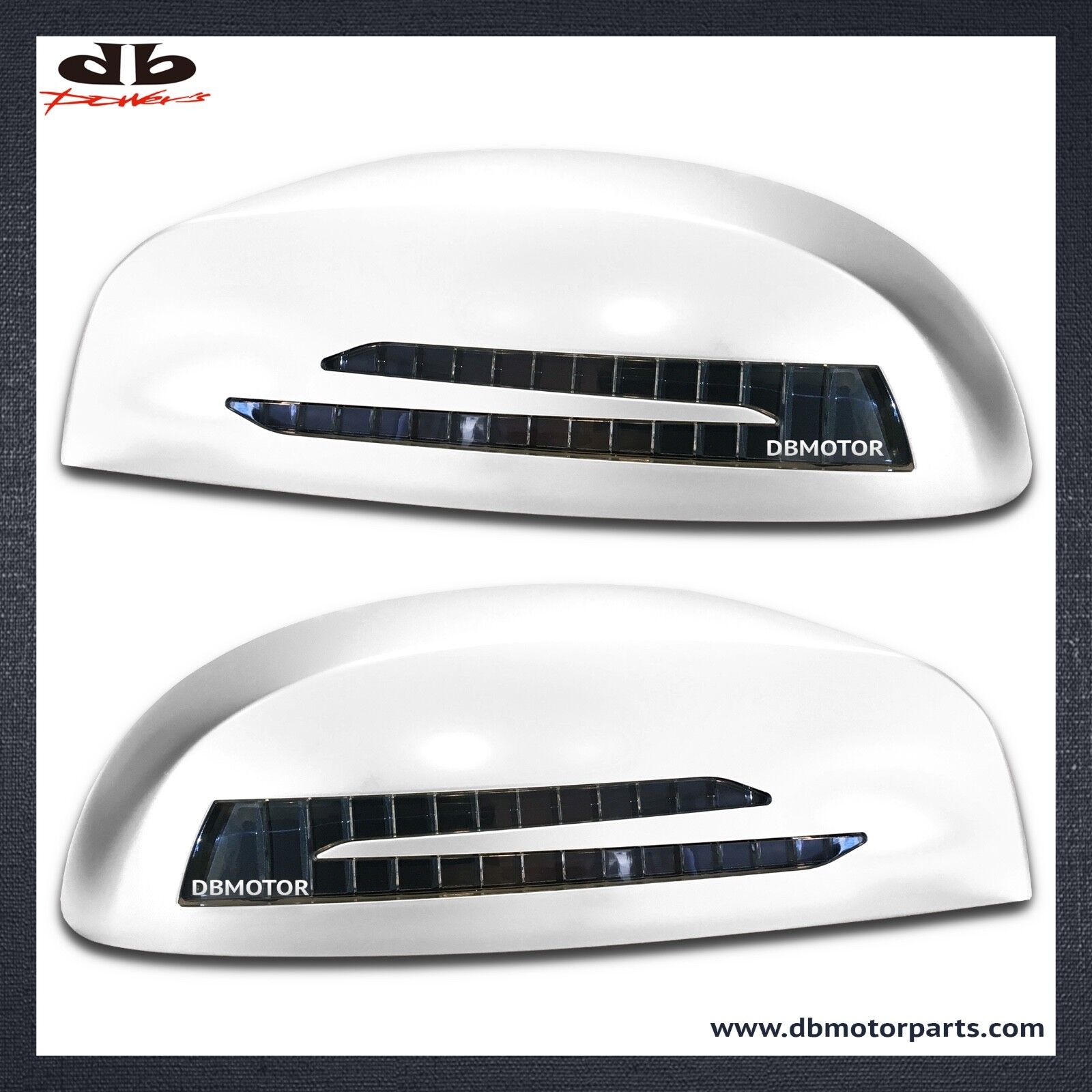DBMOTOR 2007-2013 Silverado / Tahoe Mirror Cover with LED Indicator - Chrome - Picture 7 of 9