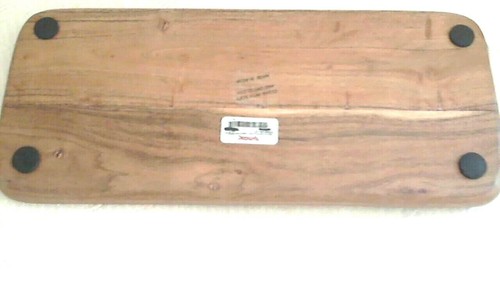 Sea Themed Wood Tray 14" x 6" Brown 3/4" Thick Slight Indention NEW Slight Flaw - Picture 3 of 6