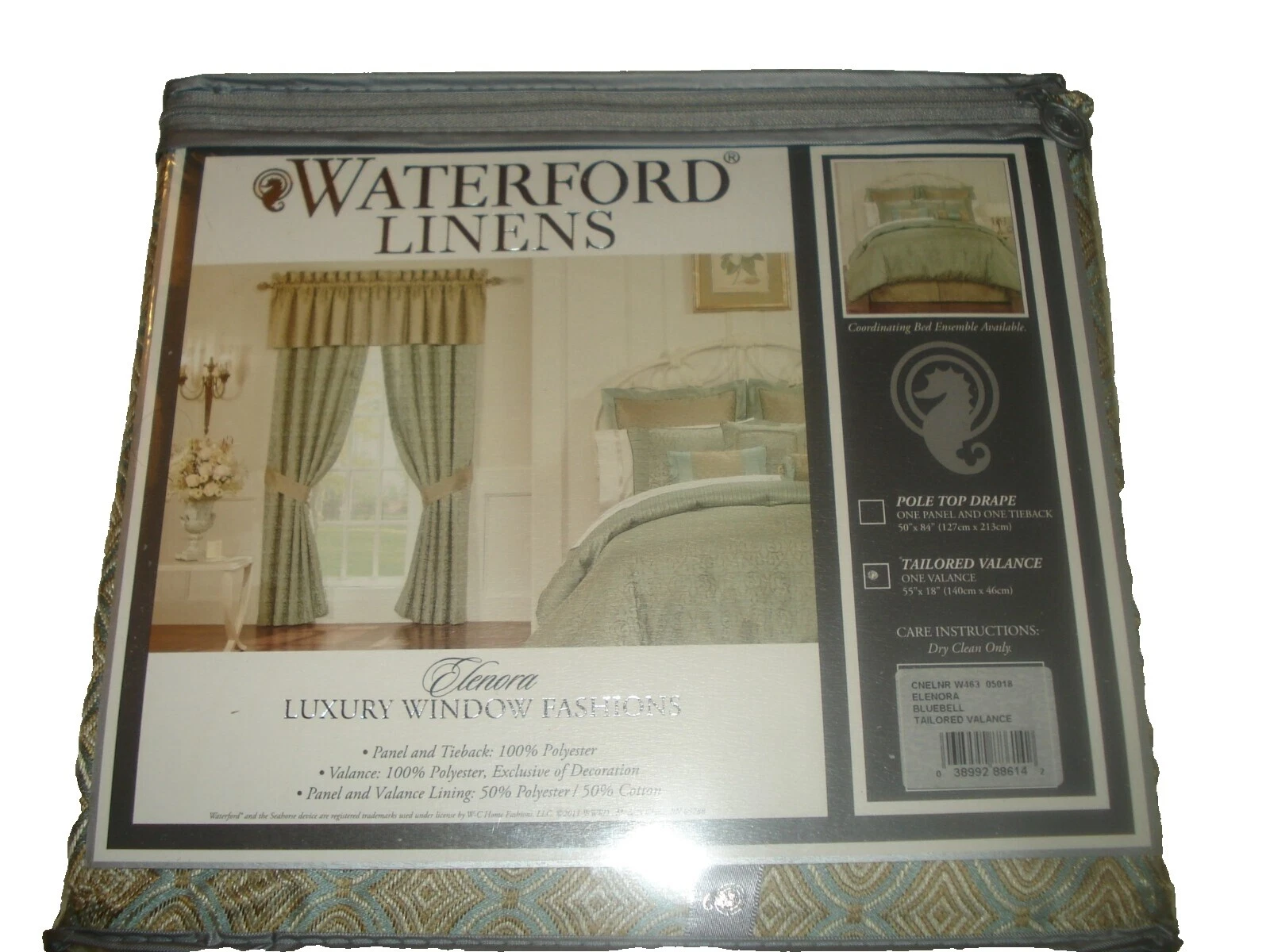 Cortinas de ventana de poliéster Waterford