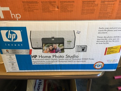 HP home photo studio D5069 printer ink paper instructions discs -NO camera-