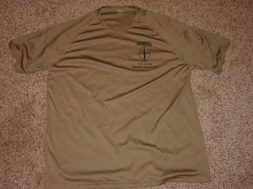Army Shirt "Civil Affairs' Special Operations Airborne USA braun Militär Größe L - Bild 1 von 7