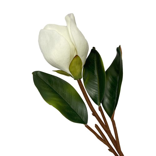 32" Real Touch Magnolia Stem Artificial Magnolia Flower Silk Floral Arrangements - Picture 5 of 11