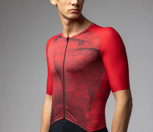 Traje de piel de triatlón Ale Beyond Front Zipper|Hombre-Rojo|BRANT NUEVO - Imagen 3 de 5