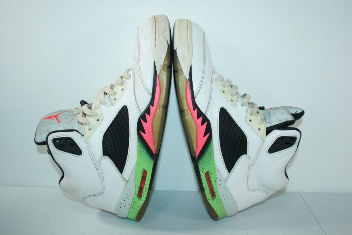 Nike Air Jordan 5 Retro Pro Star Poison Green 2015 Mens Size