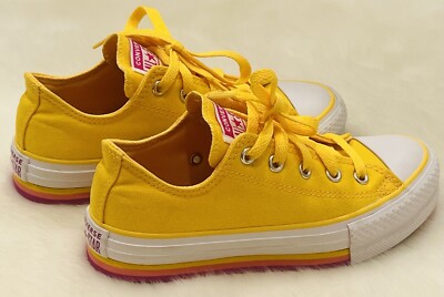 CONVERSE ALL STAR イエロー 9 (US) NEW Converse Chuck Taylor All Star Hi Sunflower Yellow Shoes