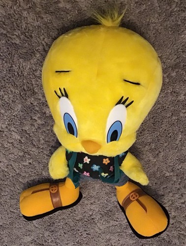 Looney Tunes Peace Hippie Tweety Bird 16" Plush Toy 1998 VINTAGE - Picture 2 of 5