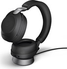 Jabra Evolve2 85 Stereofoniczny zestaw słuchawkowy, łącze słuchawkowe 380 UC, stacja ładująca - czarny.