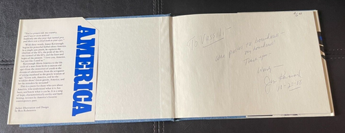 America, A Ballard By James Kavanaugh Signed 1st Edition 1974 Hardcover DJ - Picture 7 of 9