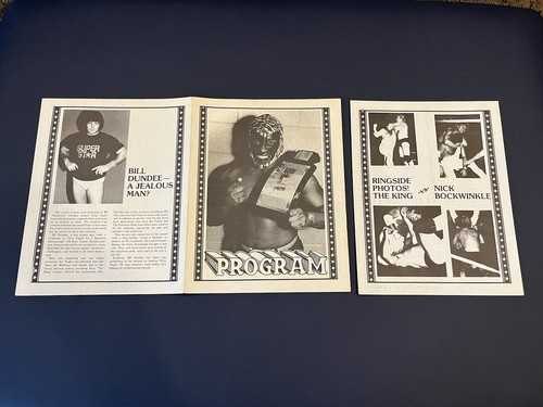 RARE Championship Memphis Wrestling Program Jerry Lawler Adrian Street WWE 50 AE - Picture 3 of 3