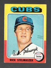 1975 Topps Rick Stelmaszek Chicago Cubs #338 Excellent