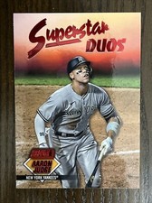 2021 Stadium Club Superstar Duos Red Foil #SD-1 Aaron Judge Giancarlo Stanton
